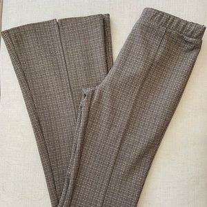 South Moon Under Fitted Flare Pants w/ Split Hem
